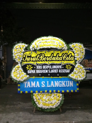 Papan Bunga Duka di Bangun Mulia